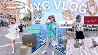 NYC VLOG 2024  New York City Vlog 2024 coffee shops little island luxury shopping edge peak etc