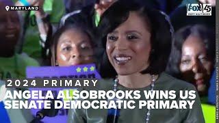Angela Alsobrooks wins US Senate Democratic primary race