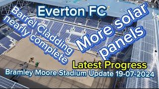 Everton FC New Stadium at Bramley Moore Dock Update 19-07-2024