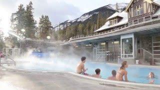 A Winter Experience at the Banff Upper Hot Springs