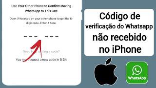 Como corrigir o código de verificação do WhatsApp não recebido no iPhone