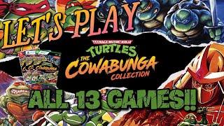 Lets Play- All 13 Games That Come In The Cowabunga Collection