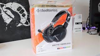 SteelSeries Arctis 1 Wireless ASMR style unboxing