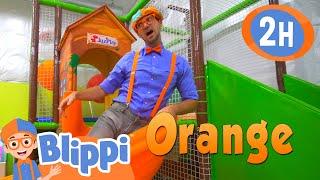 Learn With Blippi At The Indoor Playground For Kids  Educational Videos for Toddlers