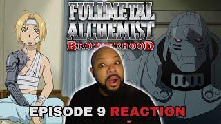 ANIME NOOB REACTS...  Fullmetal Alchemist Brotherhood Episode 9 - Reaction