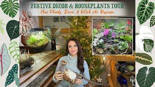 Festive Decor & Houseplant Tour New Decor Plants & biOrb Air Re-Scape ⭐️️