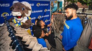 Kyren Williams & Rams Staff Join PacSun In Providing New Clothes To Local Elementary School Students