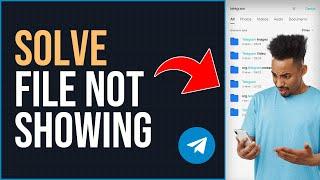 How To Solve Telegram File Not Showing In File Manager Quick Tutorial