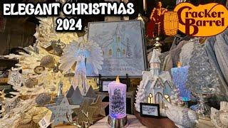 Cracker Barrels NEW 2024 Christmas Elegant Decor Store Tour Beautiful Inspirational Items