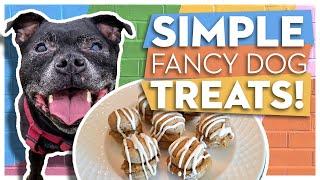 Simple Homemade Peanut Butter Dog Treats With Dog Icing