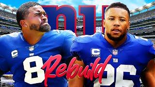 Tanking for CALEB WILLIAMS Rebuilding the New York Giants in Madden 24