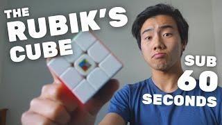 Learning to Solve a Rubiks Cube Under 60 seconds