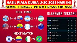 Hasil Piala Dunia U20 2023 - Argentina vs Uzbekistan - klasemen Piala Dunia U20 2023 Terbaru