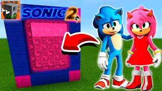 How to Make a PORTAL to SONIC AND AMY ROSE IN CRAFTSMAN