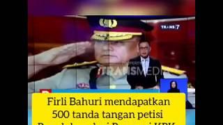 FIRLI BAHURI mendapatkan 500 Tandatangan Petisi Penolakan Pegawai KPK Mengapa?