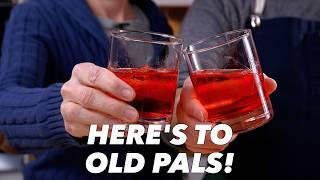 The Perfect Whiskey Negroni - 1920s The Old Pal Cocktail Recipe