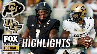 Colorado Buffaloes vs. UCF Knights Highlights  FOX College Football