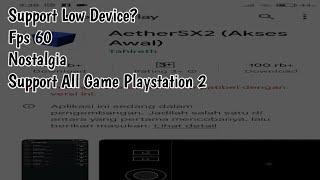 How to Install Aether Sx2 For Low Device Smartphone