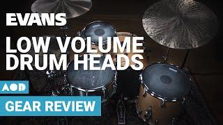 EVANS Low Volume Drum Heads - DB One Next Level Mesh Heads  Drum Gear Review