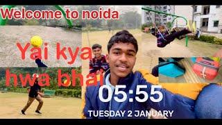 Welcome to Noida  yai kya hwa bhai 🫨 @JDR_VLOGS