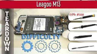 Leagoo M13  Teardown Take apart Tutorial