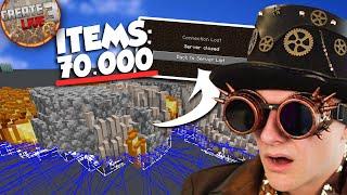 SERVER GEKILLT? 70.000 ITEMS ÜBERLAUF - CREATE LIVE 3 - #34