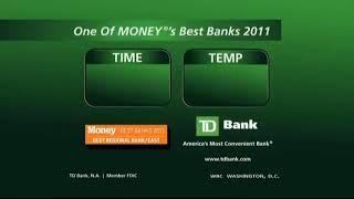 TD Bank Time and Temp Station ID Template - Bank with the Best 2012 WRC-TV