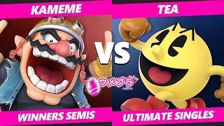 Umebura SP4 SSBU - R2G  Kameme Wario Vs. Tea Pac-Man Japan Smash Ultimate Tournament WSF