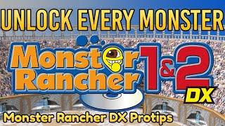 How to Unlock all monsters in Monster Rancher 1&2 DX