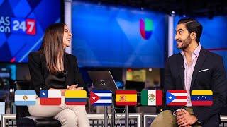 Me entrevistó Univisión por imitar varios acentos en Español  Marianna Girgenti