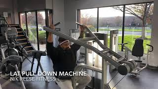 Lat Pull Down Machine