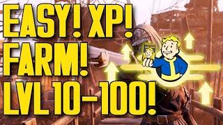 FALLOUT 76 Best *Early Game* XP farm get from lvl 10-100 fast  Best early game farming *Buffed*