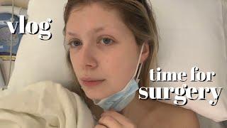 vlog preparing for and going into surgery