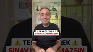 TEST ÇÖZEREK SINAV KAZANILMAZ #lgs #öğrencikoçu #lgskoçu