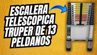 Escalera Telescopica Truper De 13 Peldaños  Unboxing y Prueba