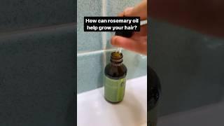 How can rosemary oil help regrow hair?