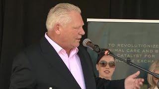 Ontarios opposition demands Doug Ford apologize for animal hospital joke about overflow patients