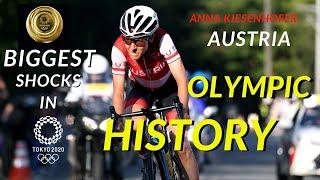 Austrian Anna Kiesenhofer caused one of the biggest shocks in Olympic road racing history