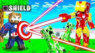 PLAYING as AVENGERS SUPERHEROES in MINECRAFT overpowered