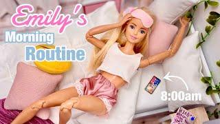 Emily’s Morning Routine Barbie Doll Routine Video - Emily’s Vlog