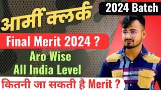 Army Clerk Final Merit 2024  Army Clerk Cut Off 2024  Army Clerk Result 2024