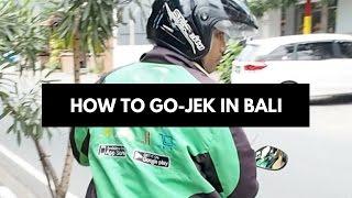 How to Go-Jek In Bali