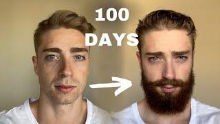 100 Days of Beard Growth  Time Lapse