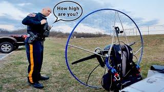 COPS CALLED On Innocent Paramotor Pilot...