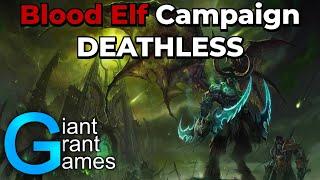 Can you Beat The Warcraft 3 Blood Elf Campaign Without Losing a Unit?