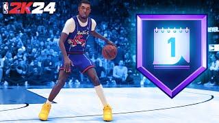 This 65 PG with HOF HANDLES FOR DAYS is DIFFERENT in NBA 2K24 Build Tutorial + Random Rec Gameplay