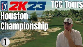 PS5 BRINGING OUR A GAME  TGC Tours - Houston Championship  Round 1 - WGR 1  PGA Tour 2K23