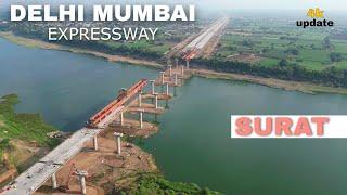 SURAT Interchange Delhi Mumbai Expressway Progress Update Vadodara Virar Section #gujarat