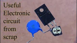 Useful electronics circuit from scrap diy electronic project