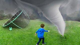 he tried to stop a TORNADO.. huge mistake